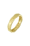 Bony Levy 14k Yellow Gold Textured Stackable Band Ring In Gold