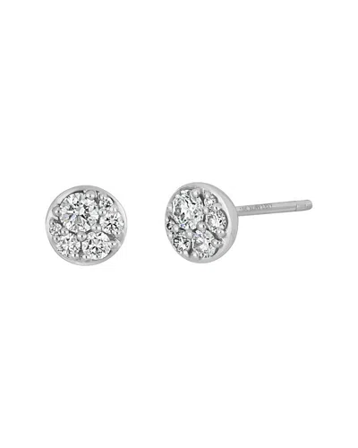 Bony Levy 18k 0.32 Ct. Tw. Diamond Earrings In Metallic