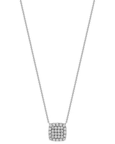 Bony Levy 18k 0.42 Ct. Tw. Diamond Necklace In Silver