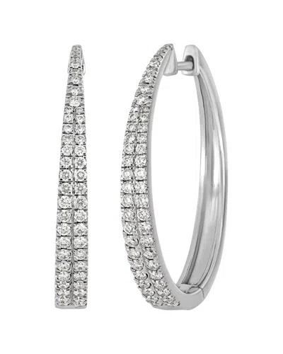 Bony Levy 18k 0.58 Ct. Tw. Diamond Earrings In Silver