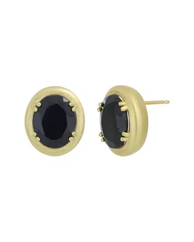Bony Levy 18k 10.15 Ct. Tw. Black Sapphire Earrings