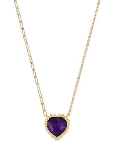 Bony Levy 18k 2.60 Ct. Tw. Amethyst Necklace In Gold