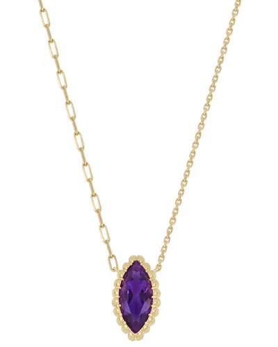 Bony Levy 18k 2.85 Ct. Tw. Amethyst Necklace In Gold
