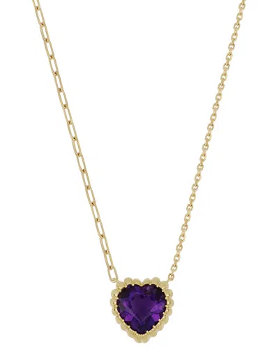 Bony Levy 18k 2.90 Ct. Tw. Amethyst Necklace In Purple
