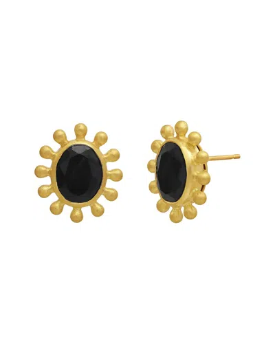 Bony Levy 18k 7.97 Ct. Tw. Diamond & Black Sapphire Earrings