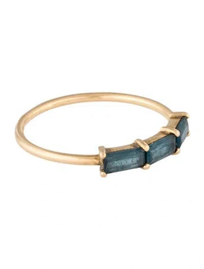 Pre-owned Bony Levy 18k Cubic Zirconia Band In Multi