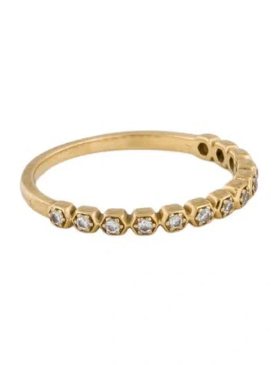 Pre-owned Bony Levy 18k Diamond Band In Multi