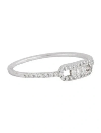 Pre-owned Bony Levy 18k Diamond Band In Multi