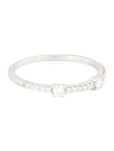 Pre-owned Bony Levy 18k Diamond Band In Multi