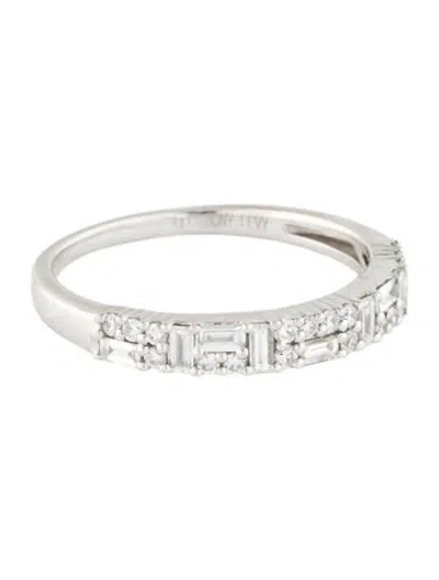 Pre-owned Bony Levy 18k Diamond Band In Multi