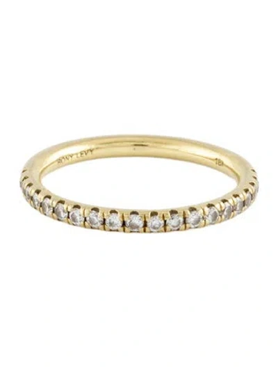 Pre-owned Bony Levy 18k Diamond Band In Multi