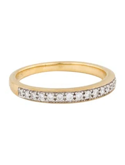 Pre-owned Bony Levy 18k Diamond Band In Multi