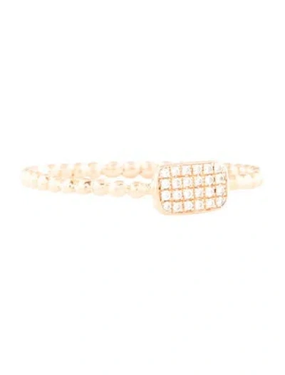 Pre-owned Bony Levy 18k Diamond Cocktail Ring In Multi
