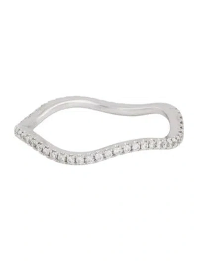 Pre-owned Bony Levy 18k Diamond Eternity Band In Multi