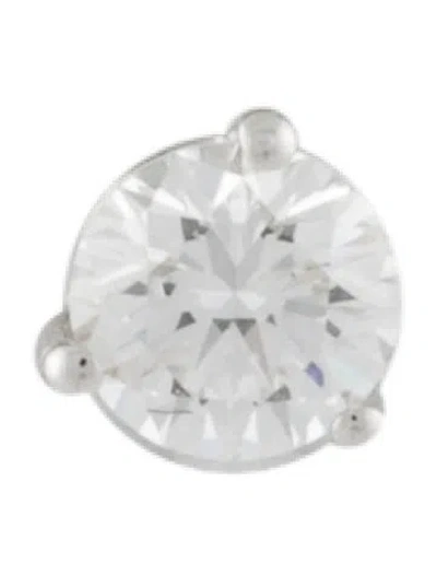 Pre-owned Bony Levy 18k Diamond Stud Earring In Multi