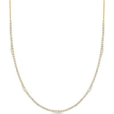 Bony Levy 18k Gold Audrey Diamond Tennis Necklace
