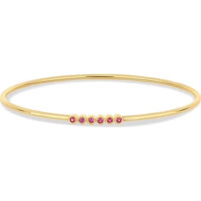 Bony Levy 18k Gold El Mar Gemstone Bangle Bracelet