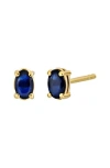 Bony Levy 18k Gold El Mar Stud Earrings In Blue