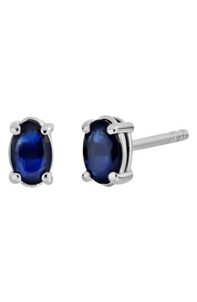 Bony Levy 18k Gold El Mar Stud Earrings In Blue
