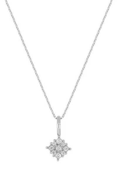 Bony Levy 18k Gold Icon Diamond Pendant Necklace In Silver