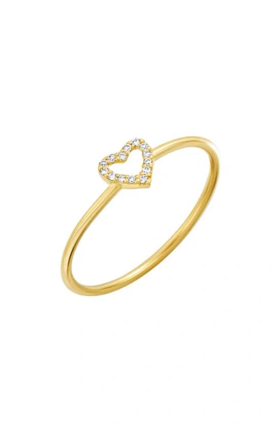 Bony Levy 18k Gold Icon Diamond Stackable Ring