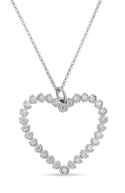 Bony Levy 18k Gold Liora Diamond Heart Pendant Necklace In Pink