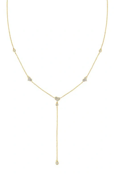 Bony Levy 18k Gold Monaco Diamond Y-necklace In Pattern