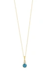 Bony Levy 18k Gold Pavé Diamond & Semiprecious Stone Pendant Necklace In 18k Yellow Gold