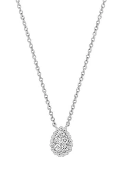 Bony Levy 18k Gold Pavé Diamond Pendant Necklace In 18k White Gold