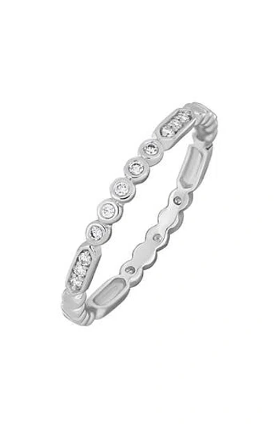 Bony Levy 18k Gold Round Cut Diamond Band Ring In Metallic