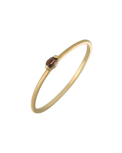 Bony Levy 18k Topaz Ring In Brown
