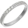 Bony Levy 18k White Gold Pavé Diamond Stackable Ring In 18k White Gold