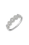 Bony Levy 18k White Gold Pave Diamond Stackable Ring In 18k White Gold