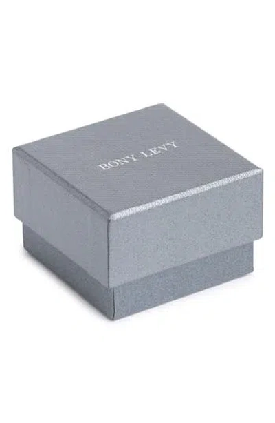 Bony Levy 18k White Gold Sapphire Heart Pendant Necklace