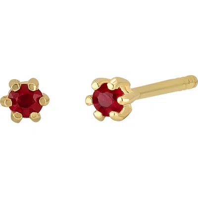 Bony Levy 18k Yellow Gold Solitaire Stud Earrings