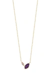 Bony Levy Amethyst & Rose Quartz Pendant Necklace In Gold