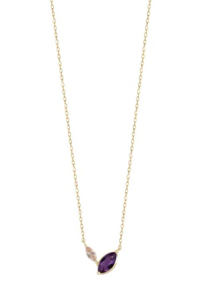 Bony Levy Amethyst & Rose Quartz Pendant Necklace In Gold