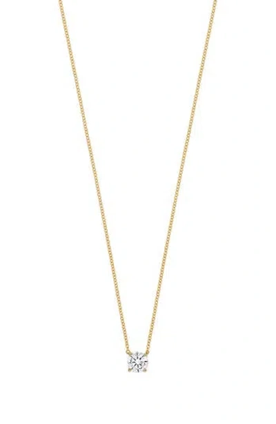 Bony Levy Audrey 14k Gold Diamond Solitaire Pendant Necklace In 14k Yellow Gold