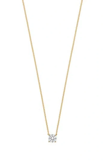 Bony Levy Audrey 14k Gold Diamond Solitaire Pendant Necklace In 14k Yellow Gold