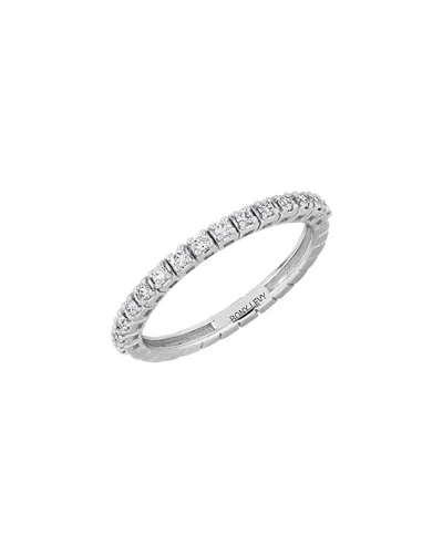 Bony Levy Audrey 18k 0.21 Ct. Tw. Diamond Stackable Ring In Silver