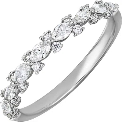 Bony Levy Audrey 18k Gold Diamond Stackable Ring In Metallic