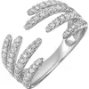 Bony Levy Audrey Diamond Cuff Ring In Brown