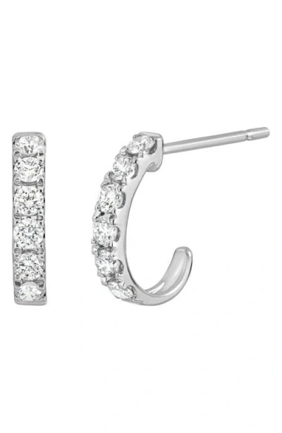 Bony Levy Audrey Diamond Hoop Earrings In 18k White Gold