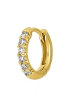 Bony Levy Audrey Diamond Hoop Earrings In Yellow Gold/diamond