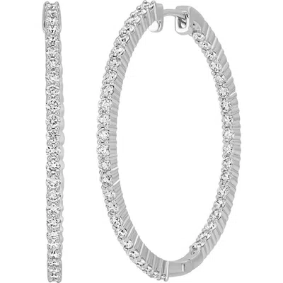 Bony Levy Audrey Diamond Inside Out Hoop Earrings