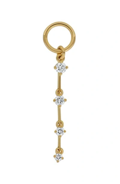Bony Levy Audrey Diamond Linear Charm In Gold