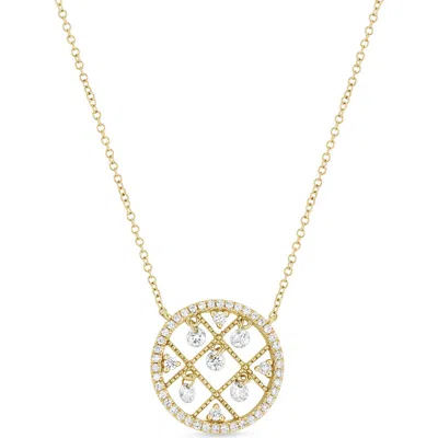 Bony Levy Audrey Diamond Pendant Necklace In Red