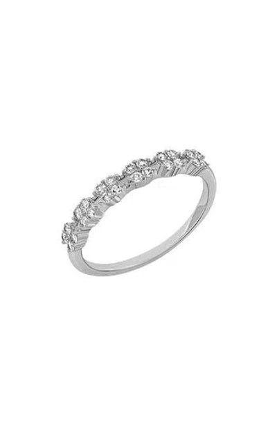Bony Levy Audrey Diamond Stacking Ring In Brown
