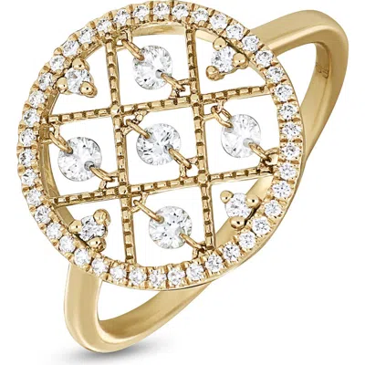 Bony Levy Audrey Diamond Statement Ring In Red