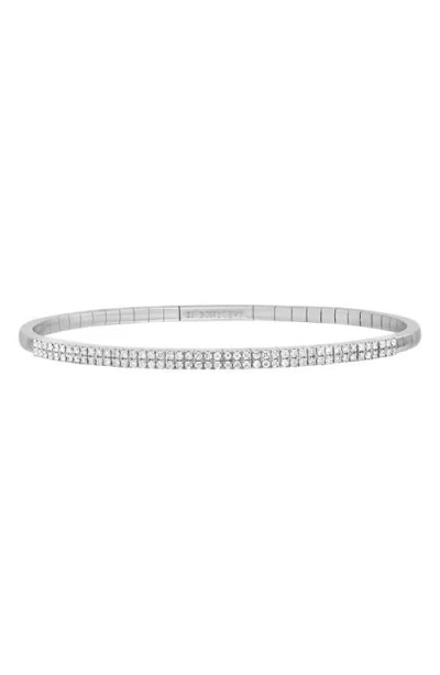 Bony Levy Audrey Diamond Stretch Bracelet In 18k White Gold